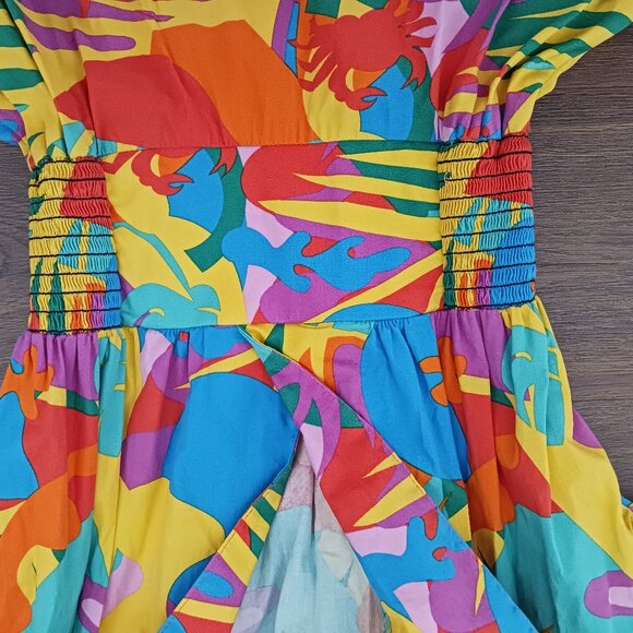 RARE Nooworks Leah dress in Tropico Print EUC - Picture 5 of 6